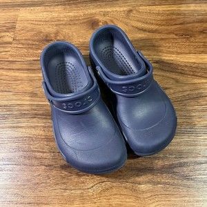 Crocs Specialist II Navy Blue Clogs Work Shoes Unisex Size Women 7  Mens 5